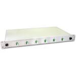 Lightwin Boîte d'épissure 12 fibres, 6x DLC/APC SM, 9/125µm OS2 Pigtail