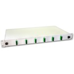 Lightwin Boîte d'épissure 12 fibres, 6x DSC/APC SM, 9/125µm OS2 Pigtail