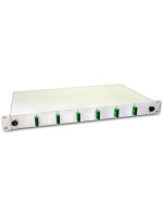 Lightwin Boîte d'épissure 12 fibres, 6x DSC/APC SM, 9/125µm OS2 Pigtail