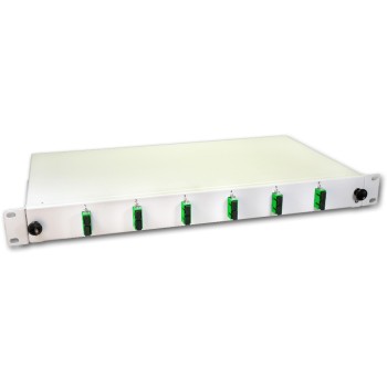 Lightwin 19 1HE Spleissbox, Singlemode,OS2, 6x DSC/APC SM Kupplung grün, 12xSC/APC Pigt Lightwin 19 1HE Spleissbox, Singlemode,OS2, 6x DSC/APC SM Kupplung grün, 12xSC/APC Pigt