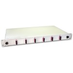 Lightwin Boîte d'épissure 12 fibres, 6x DSC MM, 50/125µm OM4 Pigtail