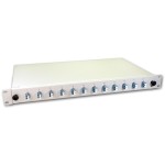 Lightwin Boîte d'épissure 24 fibres, 12x DLC SM, 9/125µm OS2 Pigtail