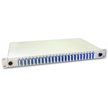 Lightwin 19 1HE Spleissbox, Singlemode,OS2, 24x QLC SM Kupplung blau, 8x 12 LC Pigtails Lightwin 19 1HE Spleissbox, Singlemode,OS2, 24x QLC SM Kupplung blau, 8x 12 LC Pigtails