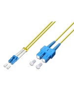 Lightwin LWL Duplex patch cable, Singlemode 9/125µm, LC-SC, 10.0m OS2