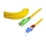Lightwin Câble patch à fibre optique Singlemode E2000/APC – LC, OS2, Duplex, 5 m