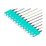 Lightwin Faserpigtail, SC, Multimode,, 50/125µm, 2.0m, OM3, 12-er Set