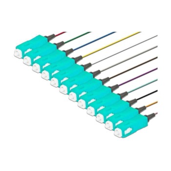 Lightwin Faserpigtail, SC, Multimode,, 50/125µm, 2.0m, OM3, 12-er Set Lightwin Faserpigtail, SC, Multimode,, 50/125µm, 2.0m, OM3, 12-er Set