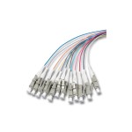Lightwin Fibres en tire-bouchon LC, MM, OM3, 2 m 12 Pièce/s