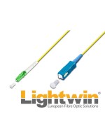Lightwin LWL Simplex Patch cable, Singlemode 9/125æm, LC/APC-SC, 0.5m