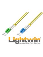 Lightwin LWL Duplex Patch cable, Singlemode 9/125æm, LC-LC/APC, 1.0m OS2