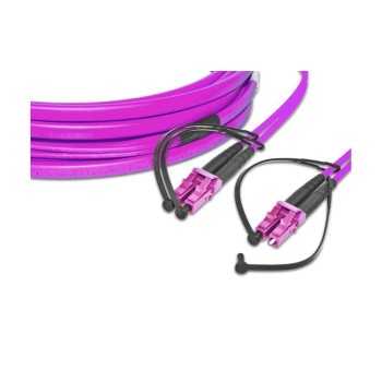 Lightwin LWL Duplex patch cable, 10Gbps, OM4, Multimode 50/125µm, LC-LC, 15m, Figur-0