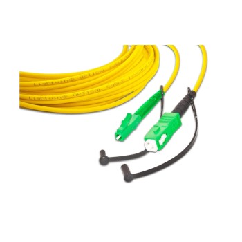 Lightwin, LWL-patch cable SM LC/APC – SC/APC, Singlemode 9/125µm, LC/APC-SC/APC, 25m