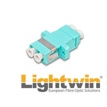 Lightwin LWL Kupplung LC-LC, OM3, Duplex Multimode, plastik, bleu Lightwin LWL Kupplung LC-LC, OM3, Duplex Multimode, plastik, bleu