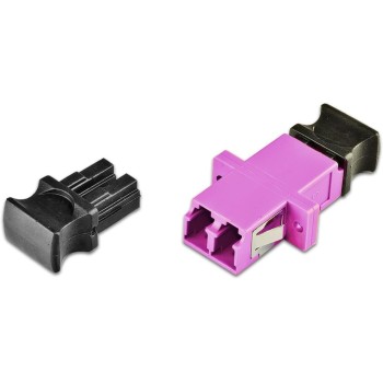 Lightwin LWL Kupplung LC-LC, OM4, Duplex Multimode, plastik, violet Lightwin LWL Kupplung LC-LC, OM4, Duplex Multimode, plastik, violet