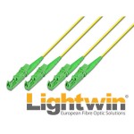 Lightwin LWL Duplex Câble patch, Singlemode, 9/125æm, E2000/APC-E2000/APC, OS1/OS2, 1m