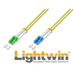 Lightwin LWL Duplex Câble patch, Singlemode 9/125æm, LC-LC/APC, 3.0m OS2