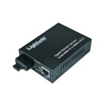 Lightwin Medienkonverter: 1000Base-SX: 550m, Multimode SC-Konnektor pour 1Gbps RJ45 LAN