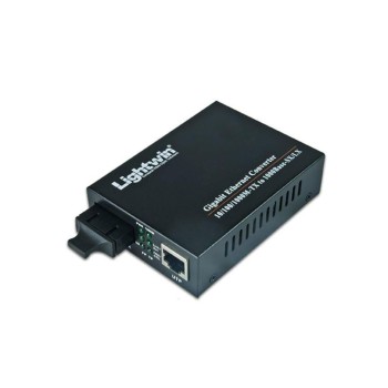 Lightwin Medienkonverter: 1000Base-SX: 550m, Multimode SC-Konnektor pour 1Gbps RJ45 LAN Lightwin Medienkonverter: 1000Base-SX: 550m, Multimode SC-Konnektor pour 1Gbps RJ45 LAN