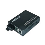 Lightwin Medienkonverter: 1000Base-LX: 20Km, Singlemode SC-Konnektor pour 1Gbps RJ45 LAN