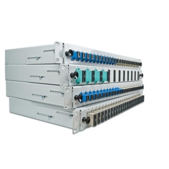 Lightwin Preterm Box, 24x E2000/APC simplex, for 24 Fasern assembliert, Singlemode Lightwin Preterm Box, 24x E2000/APC simplex, for 24 Fasern assembliert, Singlemode