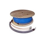 Lightwin Câble de pose à fibre optique 12x Multimode LC – LC, OM4, Simplex, 100 m