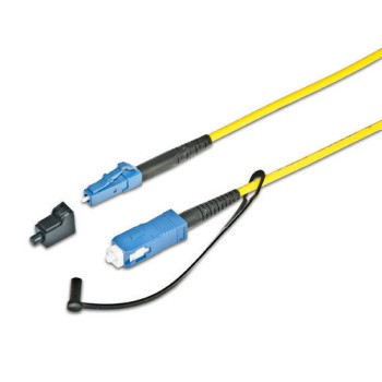 Lightwin LWL Simplex Câble patch, Singlemode 9/125æm, LC-SC, 1.0m OS2 Lightwin LWL Simplex Câble patch, Singlemode 9/125æm, LC-SC, 1.0m OS2