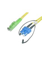 Lightwin LWL Duplex Patch cable, Singlemode 9/125æm, E2/APC-SC, 1.0m OS2