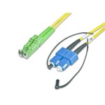 Lightwin LWL Duplex Câble patch, Singlemode 9/125æm, E2/APC-SC, 20m OS2