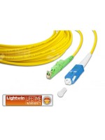 Lightwin Câble patch à fibre optique E2000/APC-SC, Singlemode, Simplex, 1m