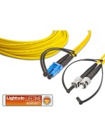 Lightwin Câble patch à fibre optique LC-ST, Singlemode, Duplex, 3m