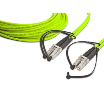 Lightwin LWL HQ Duplex patch cable, 10m, Multimode, 50/125æm, LC-LC, OM5