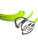 Lightwin LWL HQ Duplex patch cable, 0.5m, Multimode 50/125æm, LC-SC, OM5
