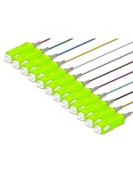 Lightwin Faserpigtail, 2.0m, 12-er Set, Multimode 50/125æm, SC, OM5, grün