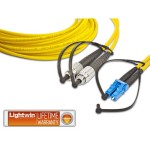 Lightwin Câble patch à fibre optique FC-LC, Singlemode, Duplex, 1m