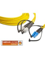 Lightwin LWL HQ Duplex patch cable, 2m, Singlemode 9/125µm, FC-LC, OS2