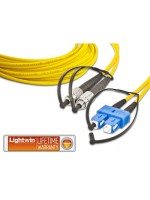 Lightwin LWL HQ Duplex patch cable, 1m, Singlemode 9/125æm, FC-SC, OS2