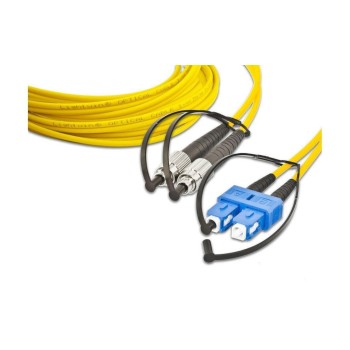 Lightwin LWL HQ Duplex patch cable, 1m, Singlemode 9/125æm, FC-SC, OS2