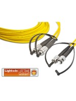 Lightwin LWL HQ Duplex patch cable, 2m, Singlemode 9/125æm, FC-ST, OS2