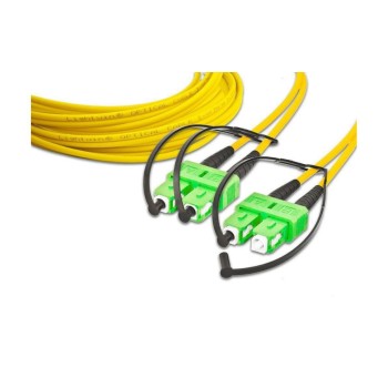 Lightwin LWL HQ Duplex patch cable, 5m, Singlemode 9/125æm, SC/APC-SC/APC, OS2