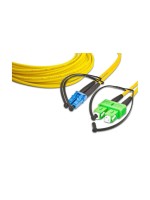 Lightwin Câble patch à fibre optique Singlemode LC – SC/APC, OS2, Duplex, 10 m