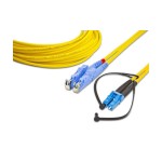 Lightwin LWL HQ Duplex patch cable, 1m, Singlemode 9/125µm, E2000-LC, OS2