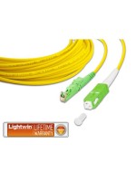 Lightwin LWL HQ Simplex Patchkabel, 1m, Singlemode 9/125æm, E2000/APC-SC/APC, OS2