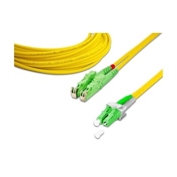 Lightwin LWL Duplex patch cable, Singlemode, 9/125æm, E2000/APC-LC/APC, OS2, 10m