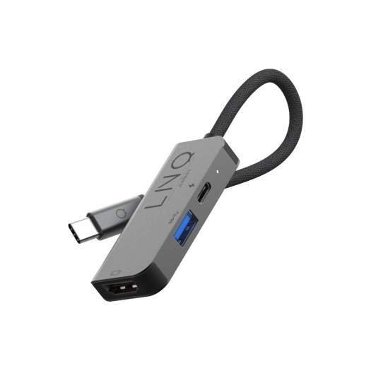 LINQ by ELEMENTS Station d'accueil 3in1 USB-C Multiport Hub