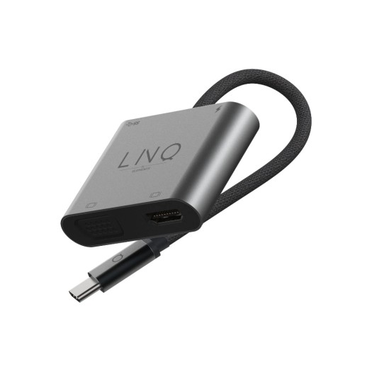LINQ by ELEMENTS Station d'accueil 4in1 USB-C Multiport Hub