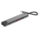 LINQ by ELEMENTS Station d'accueil 8in1 PRO USB-C Multiport Hub