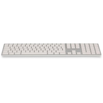 LMP Bluetooth Tastatur WKB-1243, CH-Layout, Zahlenblock, 110 Tasten, <4G., Silber LMP Bluetooth Tastatur WKB-1243, CH-Layout, Zahlenblock, 110 Tasten, <4G., Silber