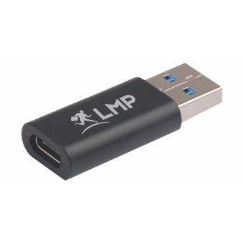 LMP USB3.0 A-C Adapter, schwarz, 5Gbps/3A, A-Stecker -C-Buchse LMP USB3.0 A-C Adapter, schwarz, 5Gbps/3A, A-Stecker -C-Buchse