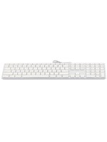 LMP USB keyboard KB-1243, US-Layout,, Zahlenblock, 110 Tasten, 2x USB