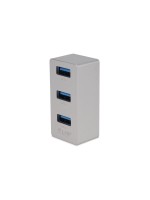 LMP USB-C Tiny Hub, 3x USB-A, silver, Aluminium, for iMac 24 M1 (2021)l